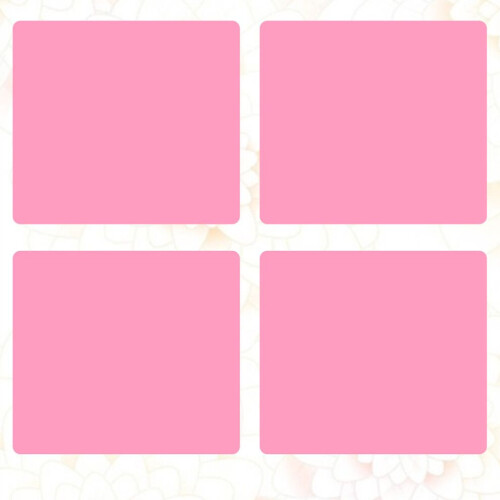 4-teiliges Platzset, Essgruppe, rosa 2