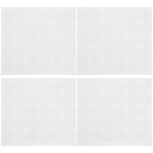 5 Bögen doppelseitiger Klebepunkte, abnehmbare runde Aufkleber