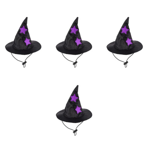 4-delad häxhattkostym för Halloween 2