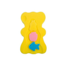 (pink 5.5cm) Baby Bath Mat Non-Slip Thick Sponge Bath Bed Newborn Wash Net Cushion