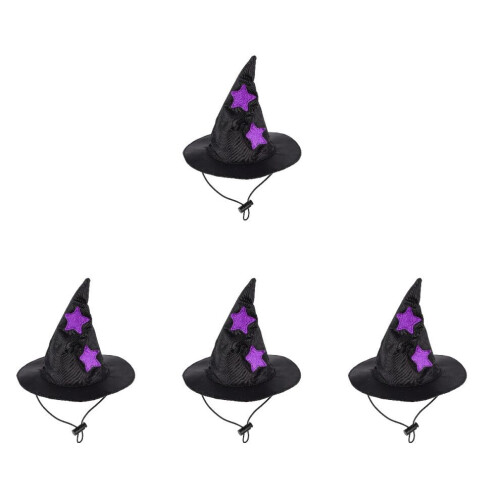 4-delad häxhattkostym för Halloween 1