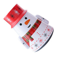 4-teilige Weihnachtsbonbondose aus Zinn, Weihnachtsbehälter