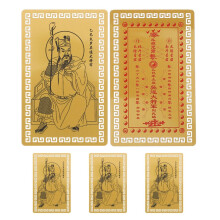 5 chinesische Feng-Shui-Amulettkarten zum Schutz