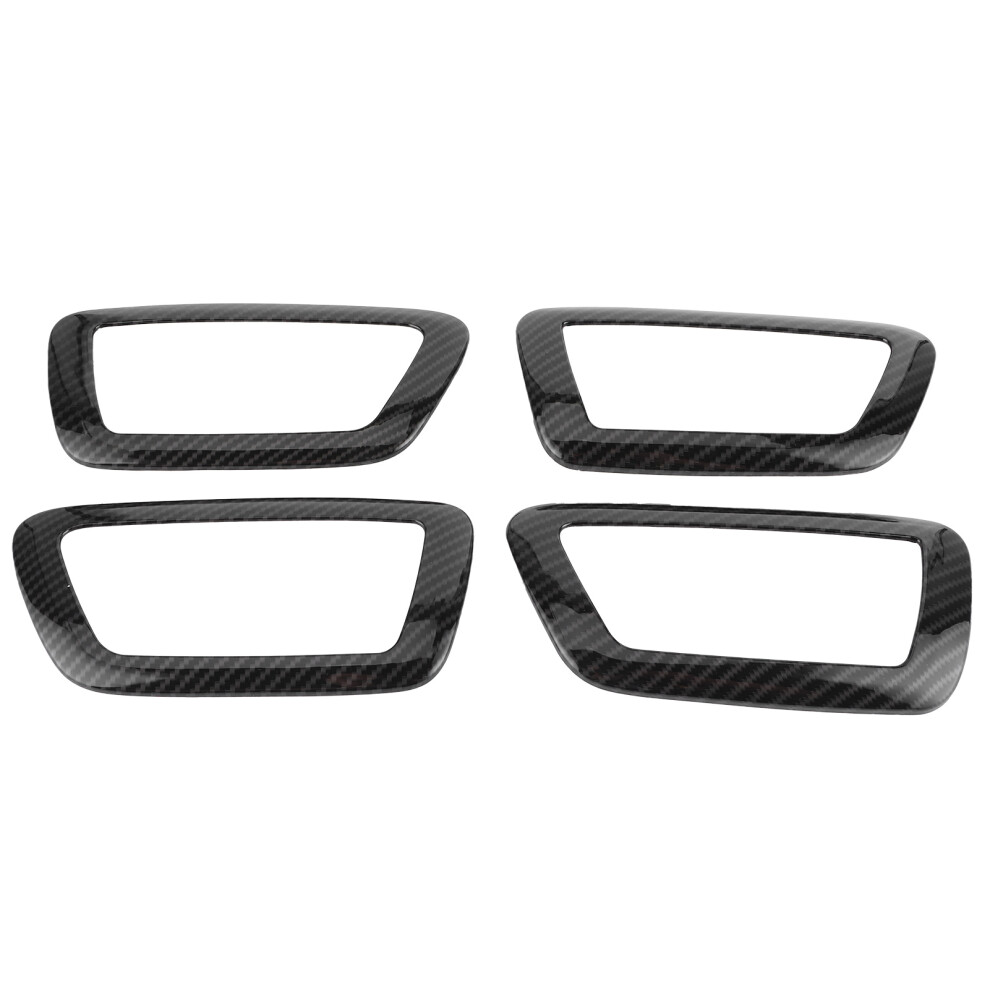 4Pcs Carbon Fiber Interior Door Handle Trim Fit For Tacoma 2016-2020 4691360384099
