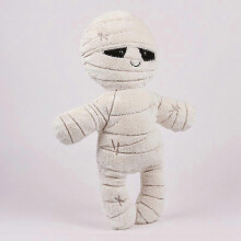 (33cm, Mummy) Skeleton Plush Pillow Halloween Prank Doll Scary Bone Stuffed Animal Gift