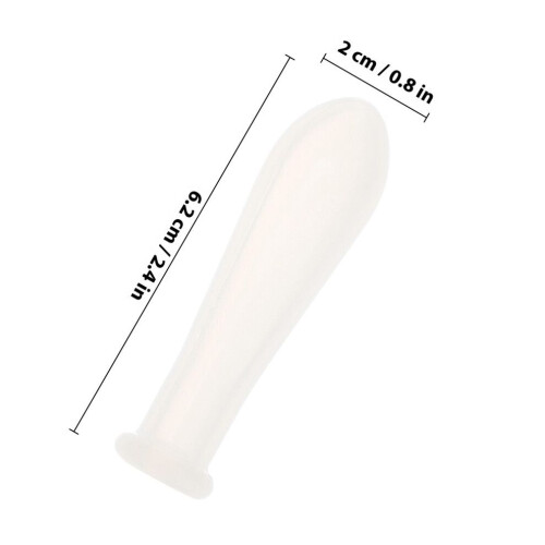 5 pipettsilikonkapsylar, graderade droppkapsylar 1