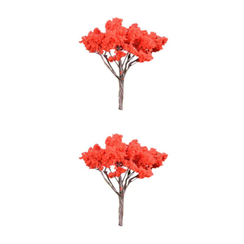 2 Stück Baum-Mikrolandschaft, Sukkulenten, Gartenzubehör (Rotbuche) 1