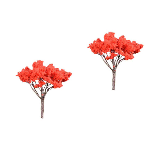 2 Stück Baum-Mikrolandschaft, Sukkulenten, Gartenzubehör (Rotbuche) 2