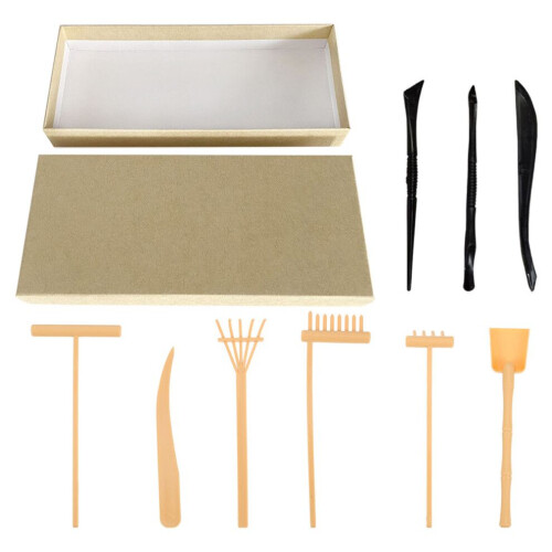 5-teiliges Zen-Garten-Set für selbstgemachte Sandgärten 2