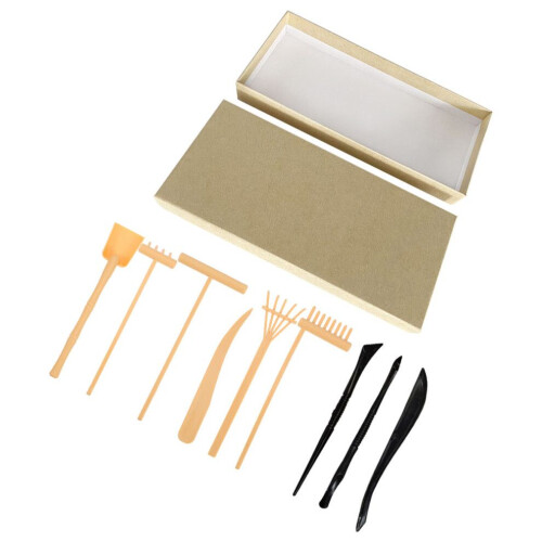 5-teiliges Zen-Garten-Set für selbstgemachte Sandgärten 1