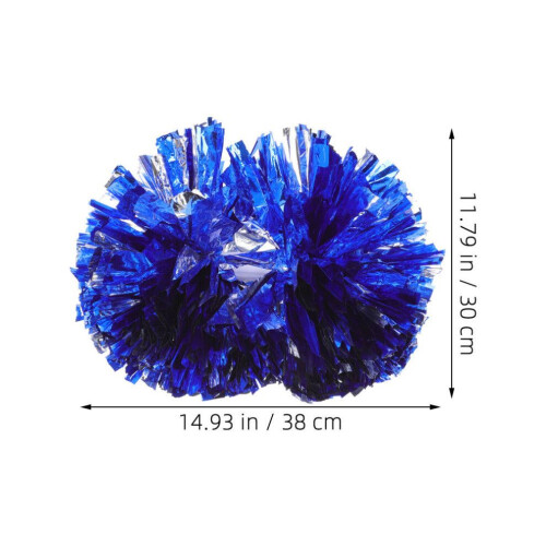 2 pluizige pompons, voetbalaccessoires, cheerleading 2