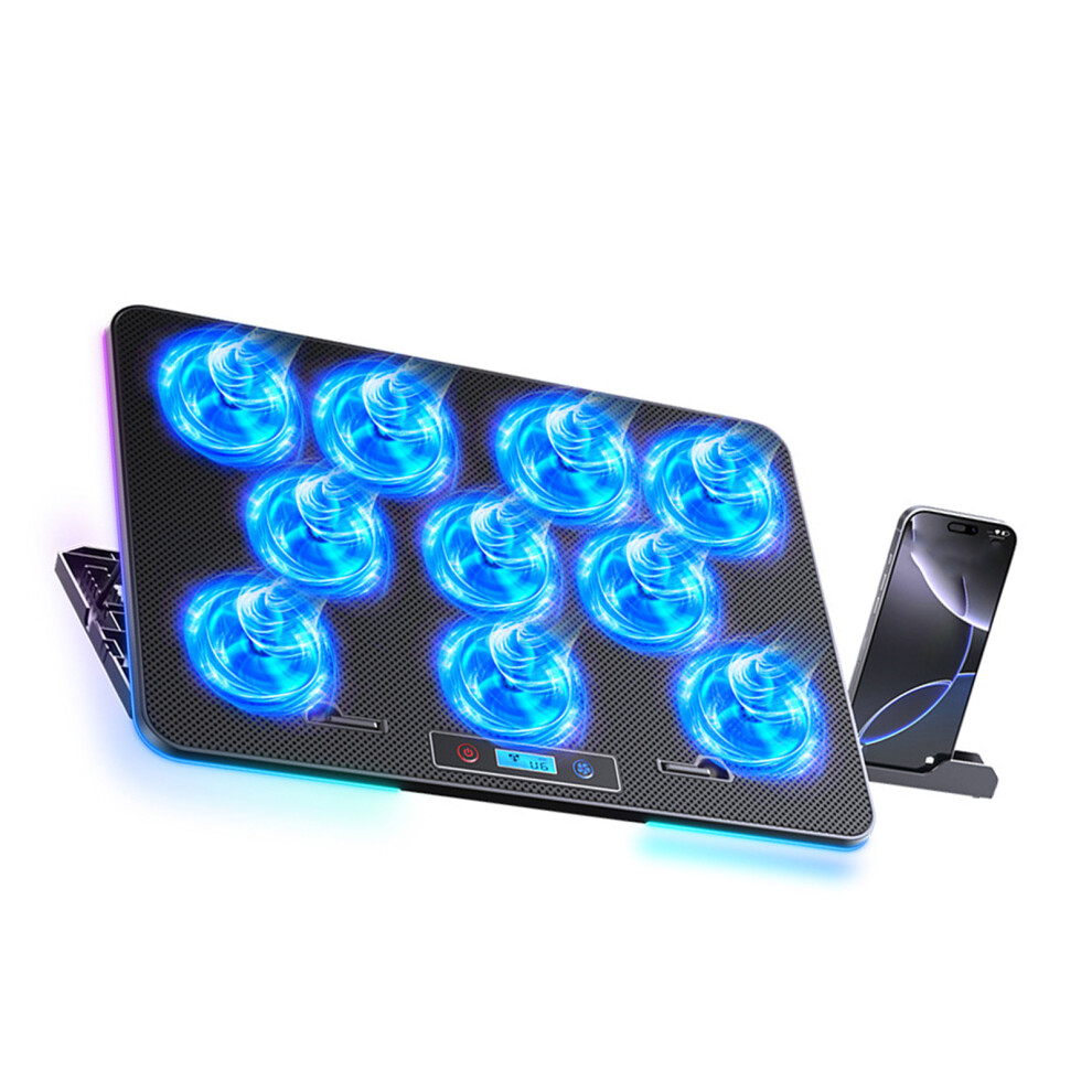 Multiple Speed Adjustable Metal Laptop Coolers-10Core Esports 7696000270548
