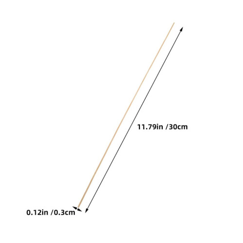 50 light yellow bamboo sticks for making kites and lanterns 2