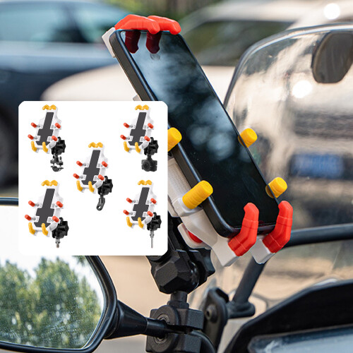 Shockproof Motorcycle Bike Phone Holder-U shaped handlebar 2