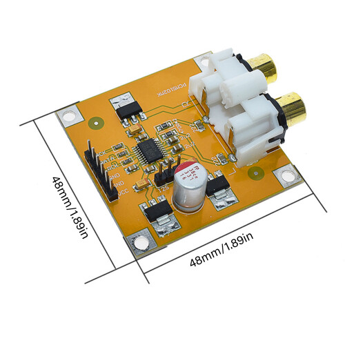Professional PCM5102 Digital Decoding Board integrated Analog 2