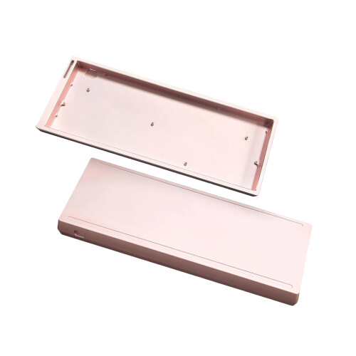 Mechanical Keyboards Case Aluminium Shell Keyboards-Pink