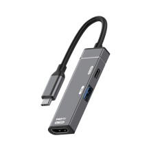 Aluminum Alloy USB C Hubs With 4K HDTV PD100W Charging Fast