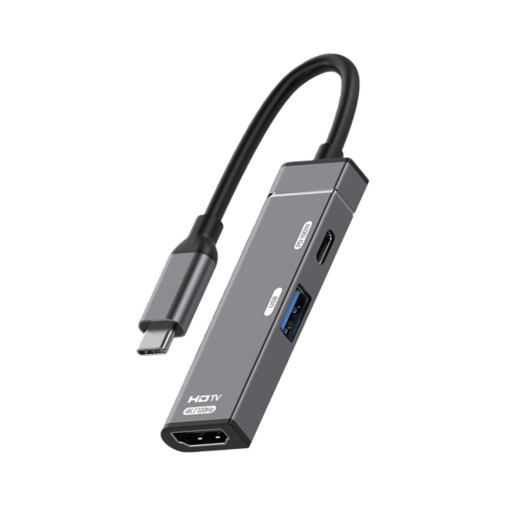 Aluminum Alloy Usb C Hubs With 4K Hdtv Pd100w Charging Fast 7696000272009