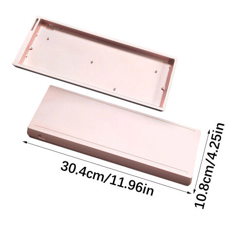 Mechanical Keyboards Case Aluminium Shell Keyboards-Pink 2