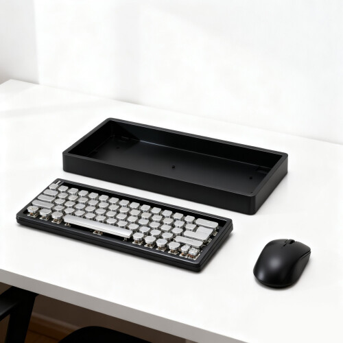 Mechanical Keyboards Case Aluminium Shell Keyboards-Pink 1