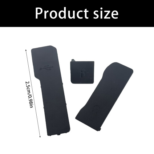 3Pcs Rubber Camera Port Protector Dustproof Waterproof for Mark 2