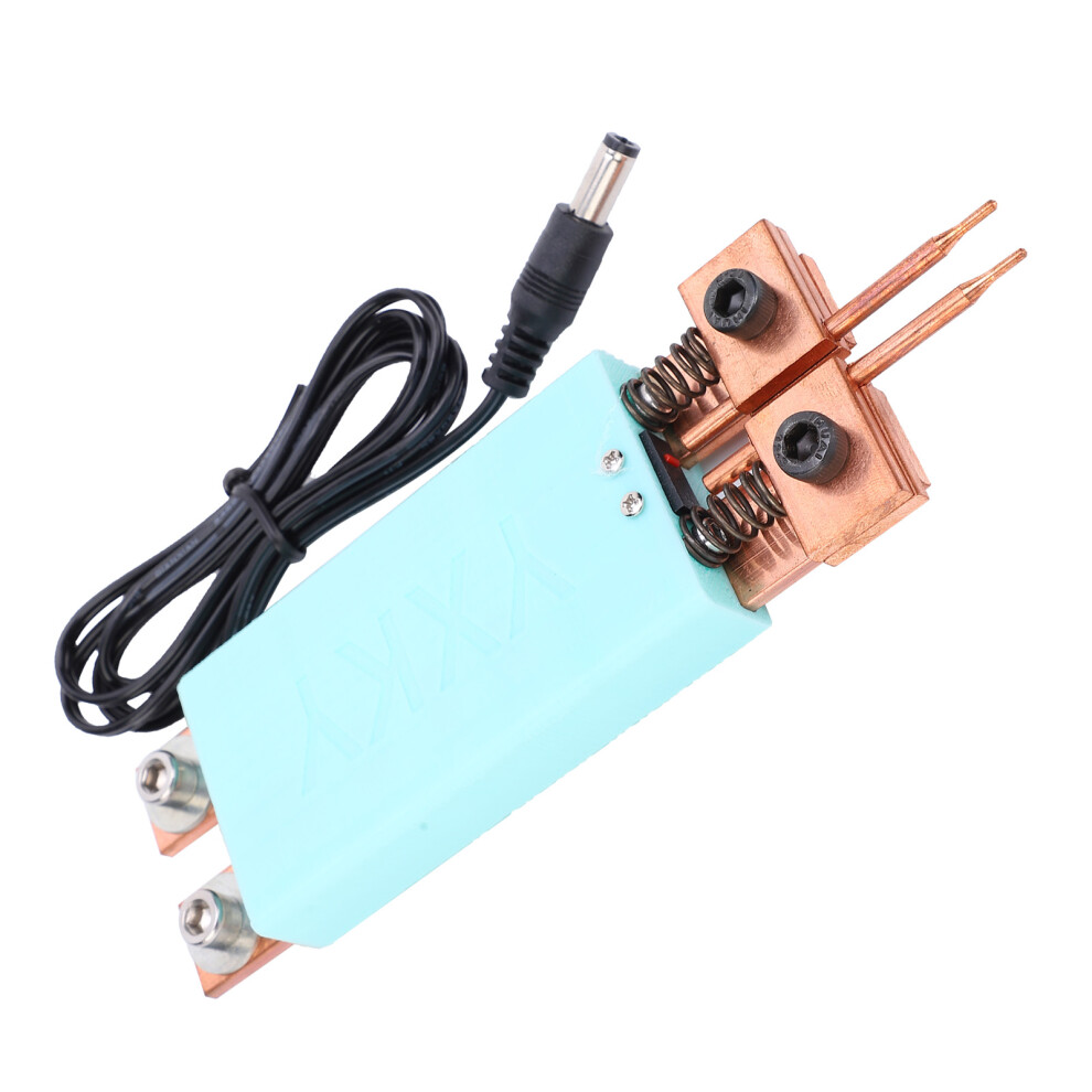 Integrated Spot Welder Pen 18650 Cyan Industrial Handheld Welding Tool 8381360386563