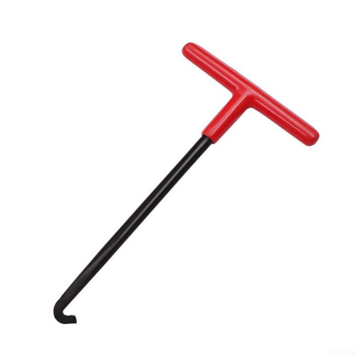 Motorcycle Exhaust Spring Hook Tool Red For Quick Exhaust Spring Removal, Compatible With Most Motorcycle Models
