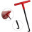 Motorcycle Exhaust Spring Hook Tool Red For Quick Exhaust Spring Removal, Compatible With Most Motorcycle Models 4