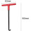 Motorcycle Exhaust Spring Hook Tool Red For Quick Exhaust Spring Removal, Compatible With Most Motorcycle Models 3