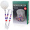 50 plastic golftees van 3 1/4 inch (8,3 cm) voor training, wit 1