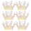 50 chocolate wrappers, sweets, hollow wrapping papers 1