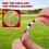 50 plastic golftees van 3 1/4 inch (8,3 cm) voor training, wit 3