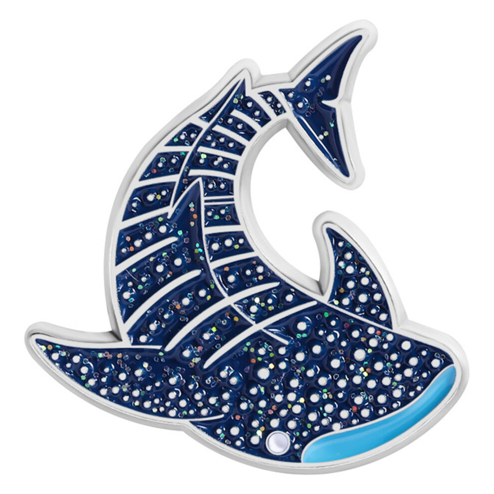 Dolphin Manta Ray Shark Enamel Brooch Alloy Jewelry-QHXZ5222