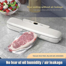 (EU) Food Storage Packaging Machine Small Portable Vacuum Sealer Machine Household Automatic Lightweight For Home Kitchen Accessories