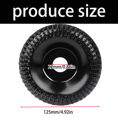 Angle Grinder Wood Carving Disc Angle Grinder-Black Jagged 2