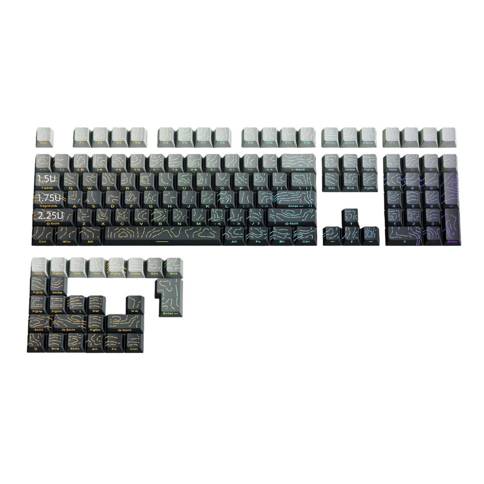 Pbt Keycaps Side Printed Oil Resistant Oem-Extreme Dayli Ght 7696000274447