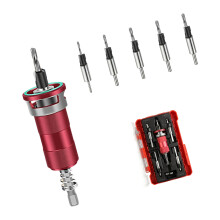 Semi Automatic Countersink Drill Nonslip Hexagonal Shank-Red