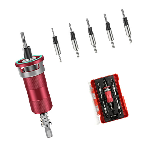 Semi Automatic Countersink Drill Nonslip Hexagonal Shank-Red