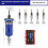 Semi Automatic Countersink Drill Nonslip Hexagonal Shank-Red 3