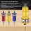 Semi Automatic Countersink Drill Nonslip Hexagonal Shank-Red 7
