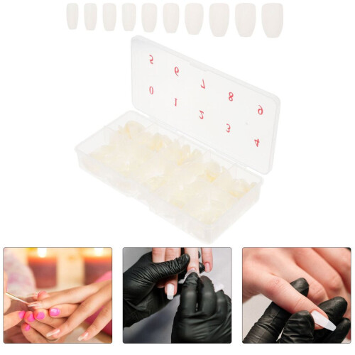 500 Uñas de Ballet Artificiales Cuadradas Cobertura Total 2