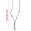 Peanut Alloy Necklace Stylish Adjustable Neckchain-Silver 4