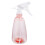 500 ml rosa plasttrycksprayflaska för växter och 1