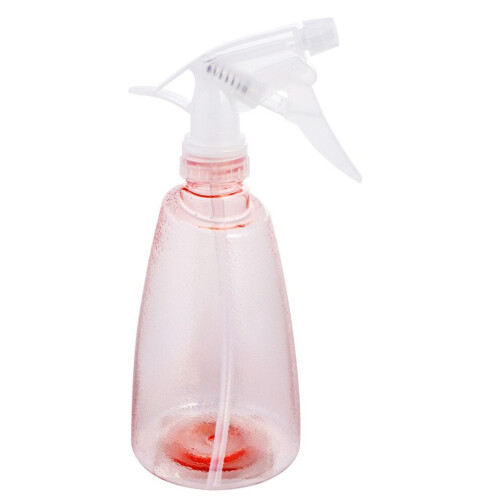 500 ml rosa plasttrycksprayflaska för växter och