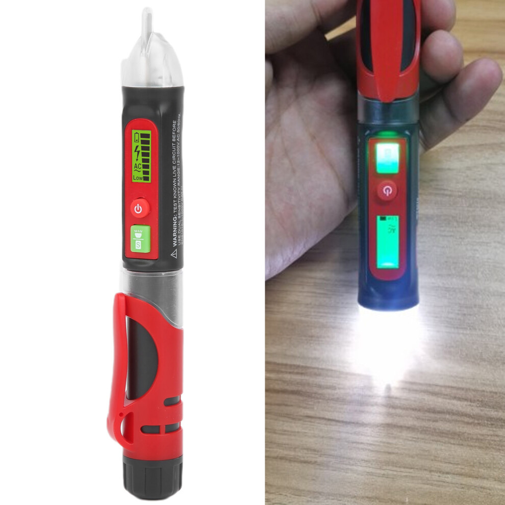 Wt3010 Led Non-Contact Ac Voltage Tester Pen 12-1000V Adjustable Sensitivity 8411360388639