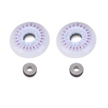 2 rolschaatsen met verlichte wielen