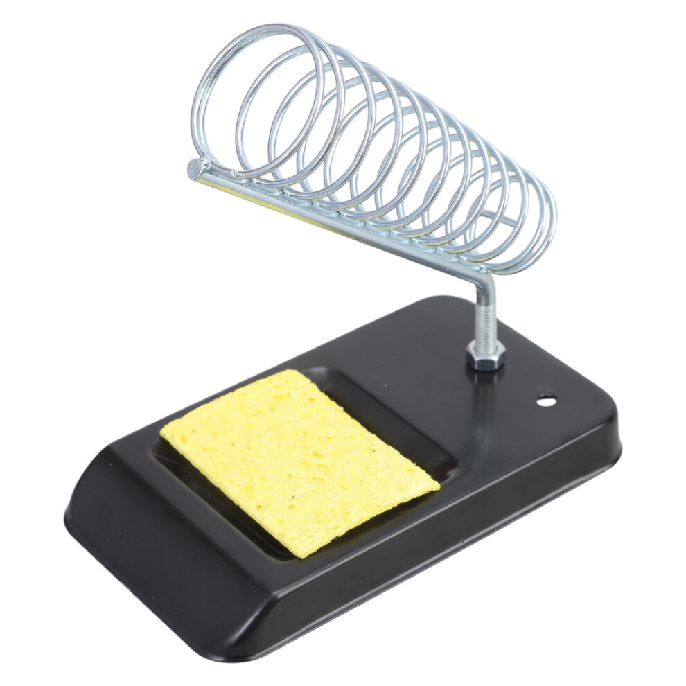 Soldering Iron Holder Iron Stand With Spring Holders And Cleaning Sponge For Electronics Organizer 9339159110614