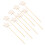 Kit de 56 bâtonnets de bois à peindre soi-même 2