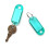 50 diverse plastic sleutelhangers met ringsluiting 3