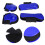 Horse Legguard Leg Protector PU Thickened Shell Blue L 1